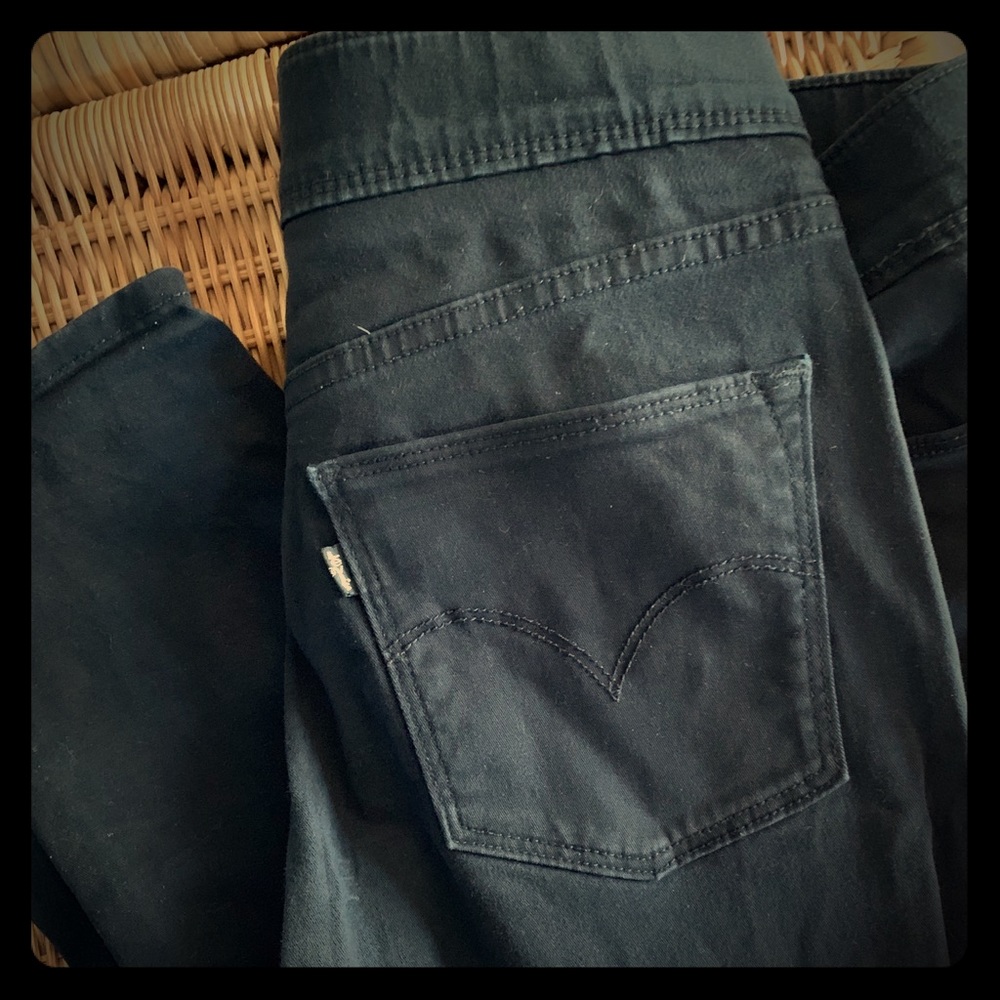 Black Levi Jeggings size 10
